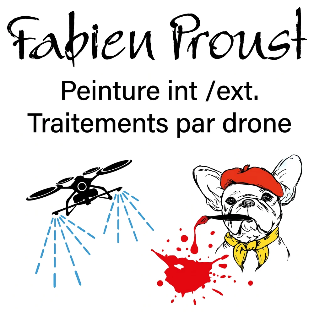 Logo Fabien Proust : peinture intérieure et extérieure, traitements par drone
